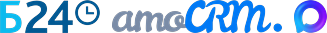 Логотипы Bitrix24, amoCRM и MAX