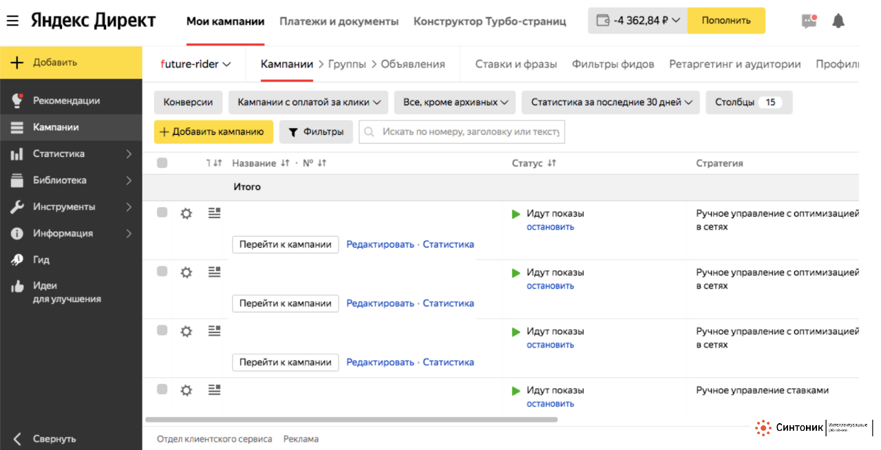 Стоимость клика в Яндекс Директ